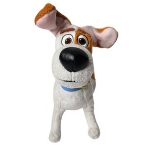 Secret Life of Pets Max Plush Dog 8" Jack Russell Terrier Cartoon Spin Master